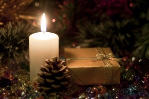 Weihnachten Abbildung an Geschäft Tabelle.